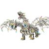 3D Metal Puzzle Three-Headed Dragon 2900PCS  Challenging DIY Steampunk Mechanical Mythical Beast Model Kit, Assembly Collectible Desk Art Gift for Adults view 1