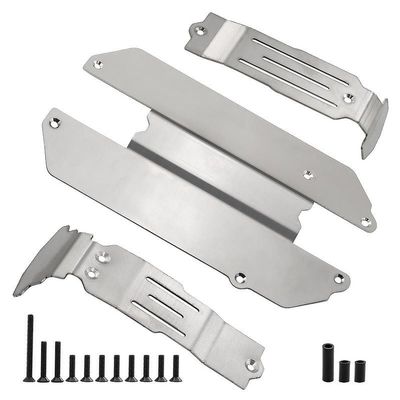 JOYSOG Stainless Steel RC Chassis Guard for Traxxas Mini Slash 4X4 Chassis Armor Protection Skid Plate