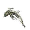 3D Metal Puzzle Dolphin 700PCS Model Kit  DIY Steampunk Mechanical Marine Organism Puzzle for Adults, Challenging Build Creative Collectible Desk Decoration Gift view 1
