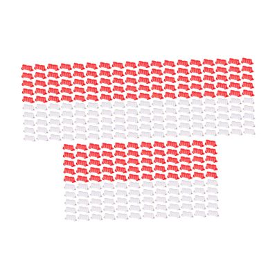Colaxi DIY Modular RC Track Set Crash Resistant Fences Expandable Adjustable for 1/14-1/28 RC Vehicles Lightweight Accessories, 300 Pieces