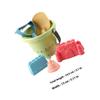 FELTECHELECTR Beach Interactive Sand Castle Playthings Lightweight Outdoor Sand for Creative Imagination Enhancing Pail and Molds Random Color view 2