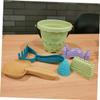 FELTECHELECTR Beach Interactive Sand Castle Playthings Lightweight Outdoor Sand for Creative Imagination Enhancing Pail and Molds Random Color view 3