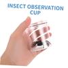 FELTECHELECTR 5Pcs Multi-Function Transparent Insect Observation Boxes for Portable Magnifier Jars with Airflow Lids Outdoor Bug Collector and Educational Science view 2