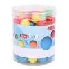 CHICIRIS 100PCS 20mm Game Replacement Marbles, Plastic Hollow Colorful Safe Durable, Multifunctional Counting Balls with Storage Box, for Teaching Elementary Math Probability Classroom view 1