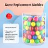 CHICIRIS 100PCS 20mm Game Replacement Marbles, Plastic Hollow Colorful Safe Durable, Multifunctional Counting Balls with Storage Box, for Teaching Elementary Math Probability Classroom view 4