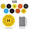 UAV Drone Landing Pad, 16 inch Portable Helipad with Storage Bag, No Stakes Needed for Mini 4 Pro/Mavic 3/Air 3, Waterproof Drone Accessories for Grass, Sand, Pavement (Round,Round Style I) view 2