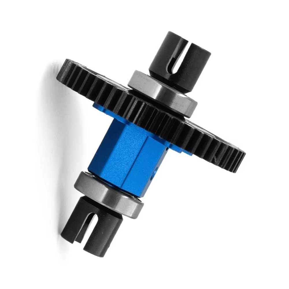 Compatible with Traxxas 4WD for SLEDG 1/8 RC Car Accessories Upgrade 52T Spur Gear Assembled Center Diff RC Accessories(Blue)