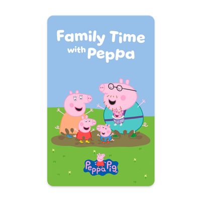 Yoto Peppa Pig: Family Time with Peppa - Kids Audio Card for Use with Player & Mini Allin1 Audio Player, Educational & ScreenFree Listening with Fun Playtime, Bedtime & Travel Stories, Ages 2-5