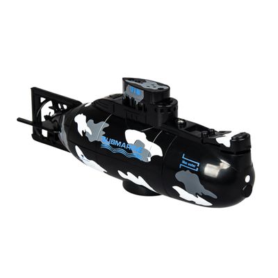 Gogogmee Rc Submarine Mini Boat with Remote Control Rotation Static Diving Up to Depth Single Screw Propeller Rechargeable Plastic for Adults Black