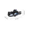 Gogogmee Rc Submarine Mini Boat with Remote Control Rotation Static Diving Up to Depth Single Screw Propeller Rechargeable Plastic for Adults Black view 2
