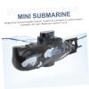 Gogogmee Rc Submarine Mini Boat with Remote Control Rotation Static Diving Up to Depth Single Screw Propeller Rechargeable Plastic for Adults Black view 3