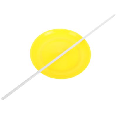 BRIGHTFUFU Complete Juggling Plate Set with Stick for Circus and Stage Performances Multiuse Spinning Plate Prop Enhancing Visual Impact for Acrobatic Acts and Party Supplies