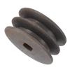 Motor Belt Pulley H Hole 12x17mm, Double Metal Belt Pulley for Brushed Brushless Motor, Performance Steel Pulley with 66mm Diameter, Drive Modification view 2