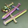 ZGHQHCDRH 3D Printed Transforming Toy Sword, Multi-Color, Articulated Design view 4