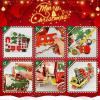 DIY Puzzle Santas Gift Train Set TrainClassic Christmas Cecor,Holiday Party Centerpieces, Deliver Holiday Cheer in Style (Classic Model B) view 4