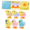 FELTECHELECTR 6pcs Wind Up Chicken Clockwork Walking for Easter Party Favors Mechanical view 2