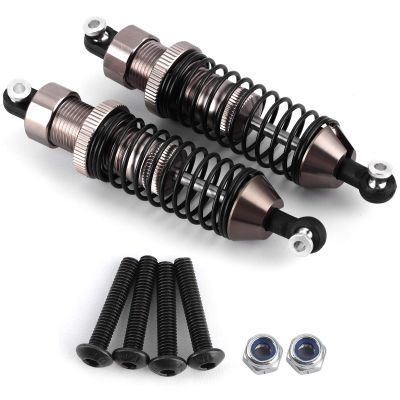 110/ XTE RC Metal Damping, 95mm Aluminum Alloy Shock Absorber, Heavy Duty Upgrade Accessories with Screws and Nuts, for Front and Rear Suspension, Compatible with Remote Control