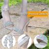 1:4 Doll Shoes Women's High Heeled Sandals, Trendy Fashion Mini Doll Costume for Female Action Figure- White view 4