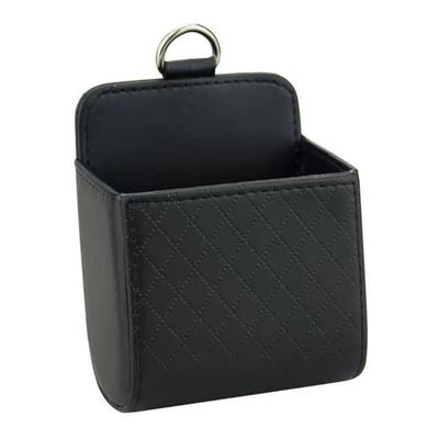 ZHIJIESS Car Vent Storage Bag for Audi Q6 e-tron 2024, Car Air Vent Hanging Storage Bag Car Pouch Vent Car Accessories,Black