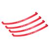 4pcs Soft Steel Leaf Springs Front Rear Axle Shock Absorber Compatible with 1 10 Scale RC Crawler Compatible with TF2 Model Upgrade Parts view 2