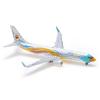 1 400 Scale for TBA Airlines 737-800 HS-DBZ Diecast Collectible Aircraft Model Metal Miniature Aviation Planetoy Set view 1