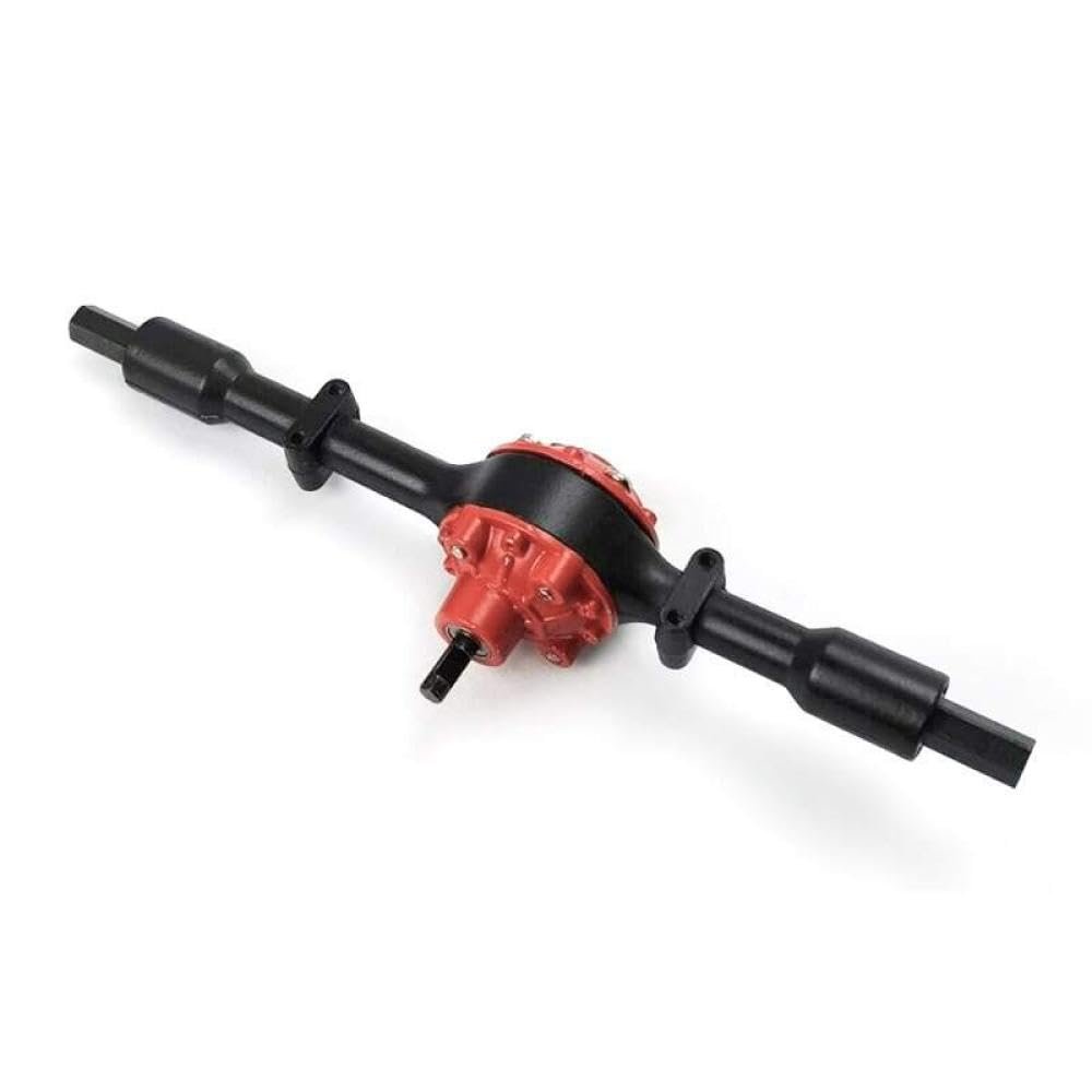1 Pcs Metal Gear Rear Axle Upgrade Part Compatible with RC Car Compatible with D12 C14 C24 C24-1 B14 B24 B36 Models Steel Gear Shaft Replacement(Black)