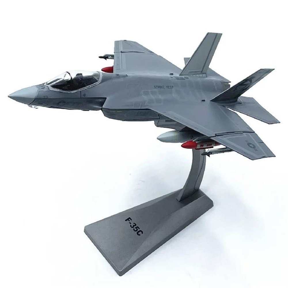 1 72 Scale for F-35C Fighter Air Force Diecasts Collectible Aircraft Model Metal Miniatures Plane Planetoy Set