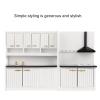 2PCS Wooden Cupboard for Doll House, 112: Scale Furniture, Fashionable Cabinet with Washbasin and Ventilator, Wooden Doll House Accessory for and Collectors view 4