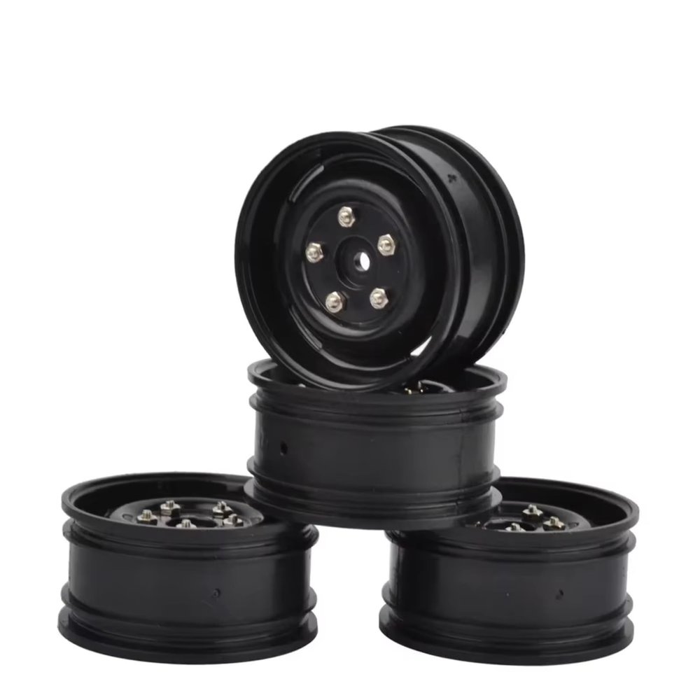 For Axial For SCX10 For Tamiya CC01 D90 For Pajero For Traxxas For TRX4 1/10 4PCS 1.9'' Wheel Rims RC For Rock Crawler Car Upgrade Parts RC Car Tires Rims