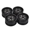 For Axial For SCX10 For Tamiya CC01 D90 For Pajero For Traxxas For TRX4 1/10 4PCS 1.9'' Wheel Rims RC For Rock Crawler Car Upgrade Parts RC Car Tires Rims view 2