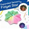 3D Printed Expanded Sensory Fidget Star, Fractal Fidget Hexagon with Handle, Sensory Fidget Toys for Adults, Star Fidget for Anxiety Relief, Quiet Stress Relief Desk Accessory (Pink Cyan, Medium) view 4