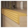 Foam Edge Protectors W Type Self-Adhesive Anti Collision Strip, Safety Bumper Guard for Table Chair TV Bench Furniture Bed Cabinets Stair(Wood,6m/19.68ft) view 1