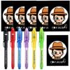 SCStyle 12 Pcs Party Favors | 6 Invisible Ink Pen and 6 Mini Notepads Spy Pen with UV Light Birthday Party,Writing Secret Information Easter Day Halloween Christmas Party Bag Gifts for Students view 1