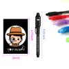 SCStyle 12 Pcs Party Favors | 6 Invisible Ink Pen and 6 Mini Notepads Spy Pen with UV Light Birthday Party,Writing Secret Information Easter Day Halloween Christmas Party Bag Gifts for Students view 2