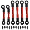 Aluminum Metal Link Set for Losi Micro-B & Micro-T Durable CNC Upgrade Parts RC Car Accessories for Performance & Replacement (Red) view 1