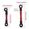 Aluminum Metal Link Set for Losi Micro-B & Micro-T Durable CNC Upgrade Parts RC Car Accessories for Performance & Replacement (Red) view 2