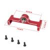 Compatible with Axial for Scx10 1/10 Rc Crawler Car Upgrade Parts Accessories Transfer Case 70mm Width 5mm D-Shaped Shaft Metal RC Accessory(Red) view 4