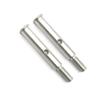 2Pcs Metal Front Axle Shaft TRA3637 Compatible with 1 10 Scale 2WD RC Cars Fits 2WD Models Upgrade Parts Compatible with VXL XL 5 Systems view 2