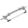 1 14 RC Car Front Axle Steering Rod Link Pole Metal Black Silver Compatible with 1 14 Scale RC Vehicles(Type 2) view 1