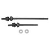 3-Section Steel Front Drive Shaft Constant Velocity Shaft Compatible with 1 10 Scale RC Crawler Car III Portal Axle Upgrade Parts Compatible with Off Road Vehicle view 2