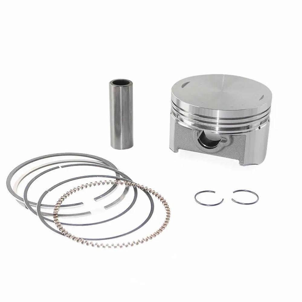 70mm Bore Piston Kit Assembly Compatible with CG250CC Water Cooled Engines