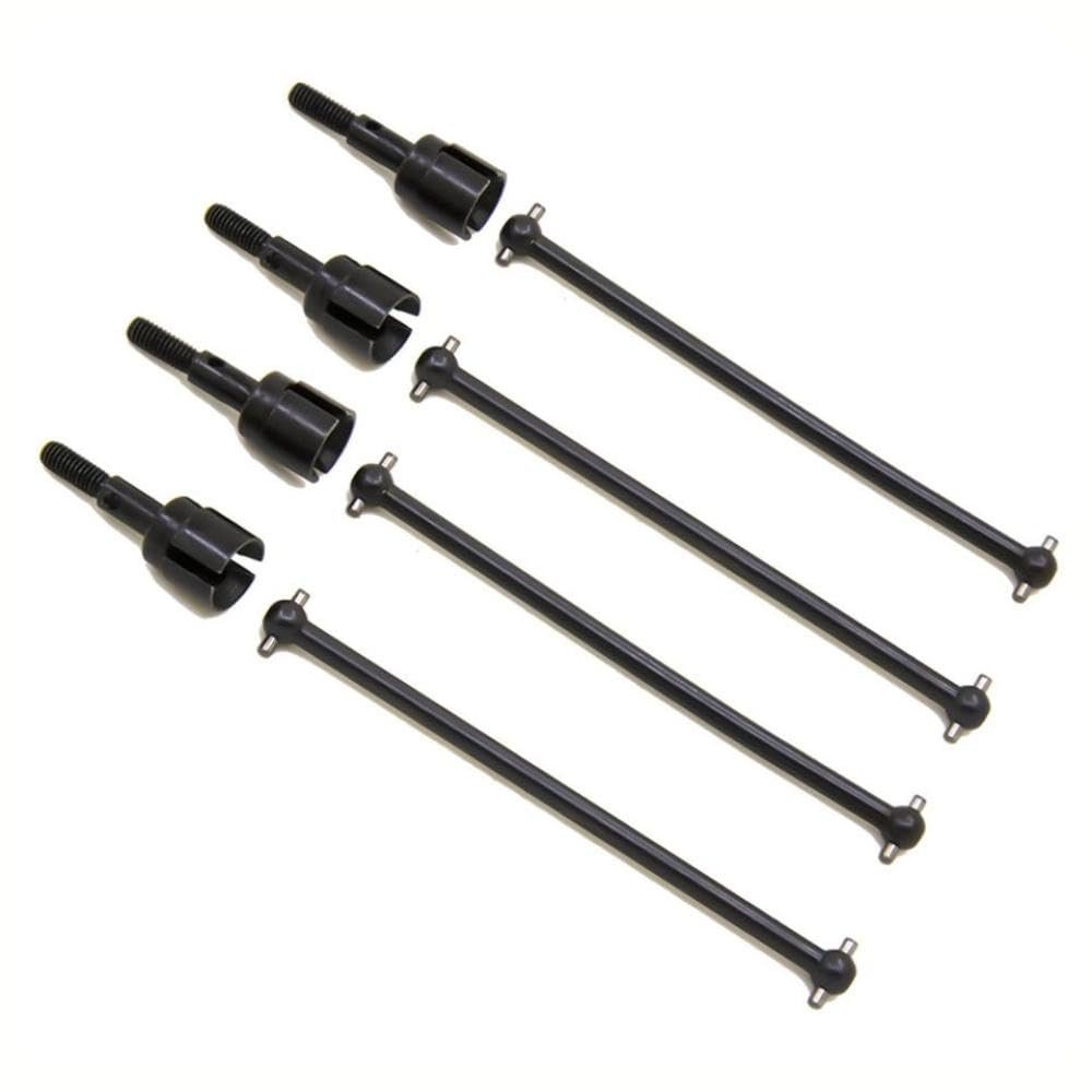 4Pcs Steel Dogbone Drive Shaft and Wheel Axle Replacement Parts 08029 02033 Compatible with 1 10 Scale RC Cars Models 94111 94108 94170