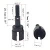 4Pcs Steel Dogbone Drive Shaft and Wheel Axle Replacement Parts 08029 02033 Compatible with 1 10 Scale RC Cars Models 94111 94108 94170 view 2
