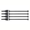 4Pcs Steel Dogbone Drive Shaft and Wheel Axle Replacement Parts 08029 02033 Compatible with 1 10 Scale RC Cars Models 94111 94108 94170 view 3
