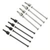4Pcs Steel Dogbone Drive Shaft and Wheel Axle Replacement Parts 08029 02033 Compatible with 1 10 Scale RC Cars Models 94111 94108 94170 view 4
