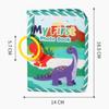 Lifesunny My First Baby Photo Book with Safe Mirror, Baby Cloth Book Album/Newborn Keepsake Album, Fabric Keepsake for Children's Milestones (Green 1PC) view 3