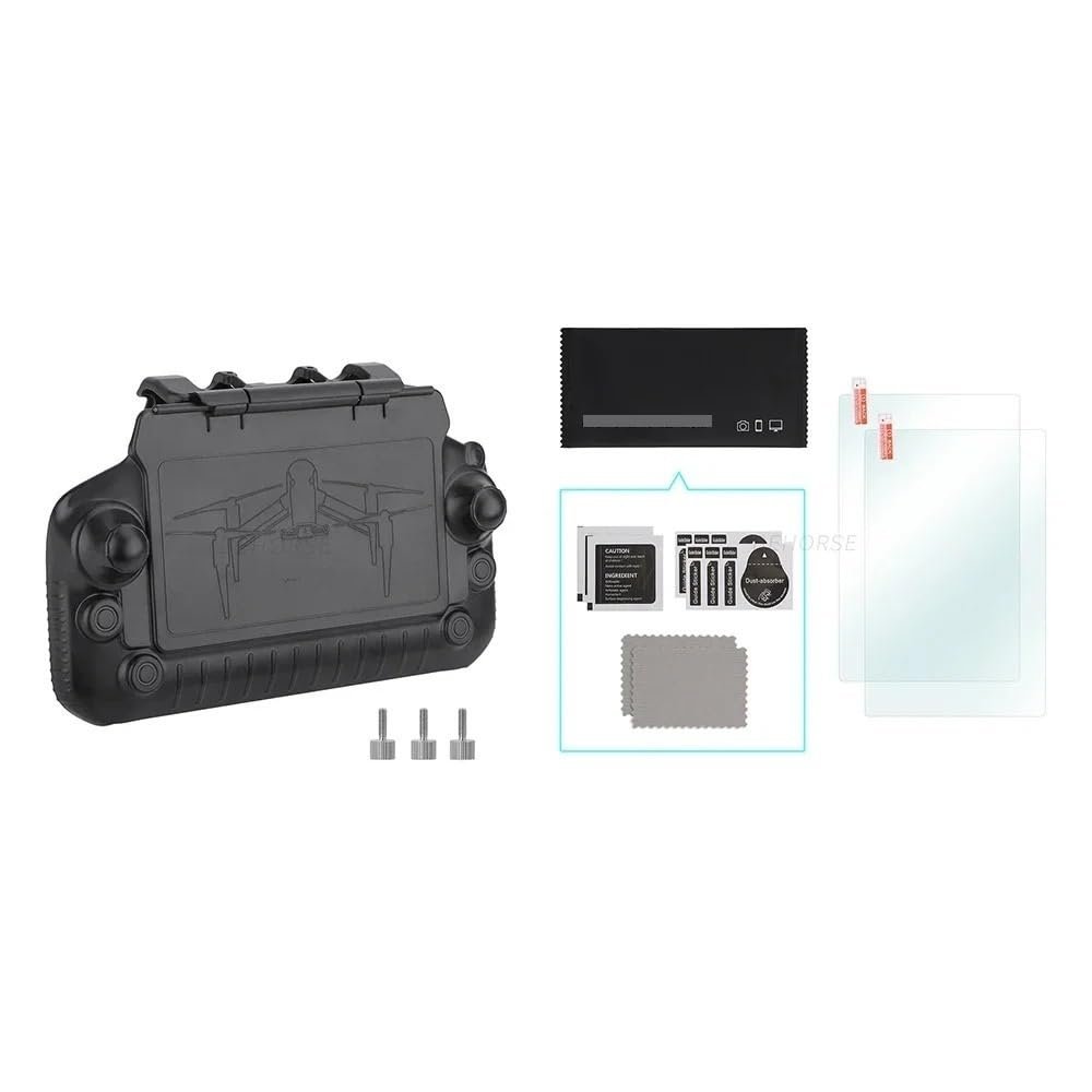 2IN1 for Screen Protector Shell Accessories for DJI T40/T20p T50/T25 for RC Plus for Controller Sun Hood Sunshade Protection Cover(Combo 1)