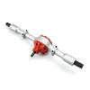 1 Pcs Metal Gear Rear Axle Upgrade Part Compatible with RC Car Compatible with D12 C14 C24 C24-1 B14 B24 B36 Models Steel Gear Shaft Replacement(Silver) view 1