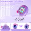 SGHLDE 2-Pack for Tamagotchi Paradise Replacement Lid, 3D Cute Kawaii Clear Hard Lid for Tama Paradise Accessories, DIY, Modification and Repair (Crown) view 3