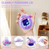 SGHLDE 2-Pack for Tamagotchi Paradise Replacement Lid, 3D Cute Kawaii Clear Hard Lid for Tama Paradise Accessories, DIY, Modification and Repair (Crown) view 4